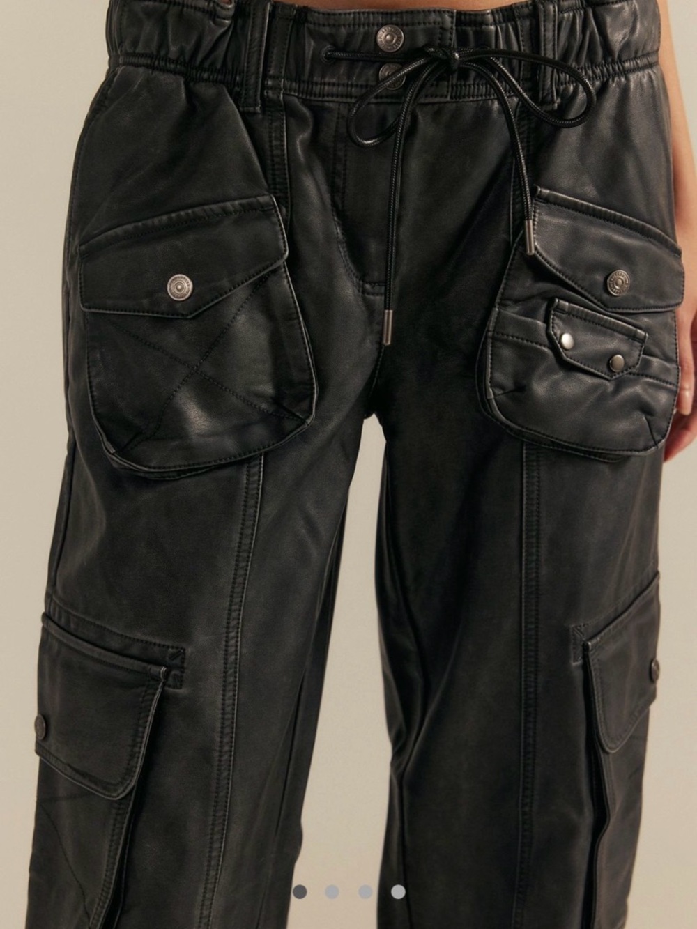 Free People Tahiti Vegan Cargo Pants Small NWT